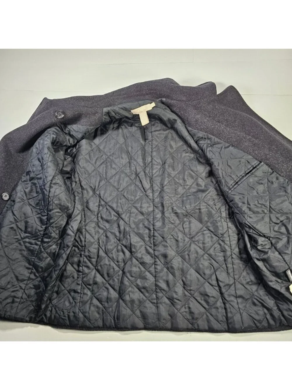 J. Crew Wool Blend Peacoat Thinsulate Lining Women's Size M Dark Charcoal Gray - Picture 5 of 10